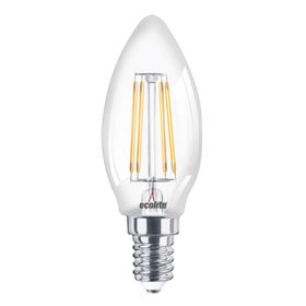 Ecolite Filament C35 4 W Beyaz Mum E14 Duy Led Ampul