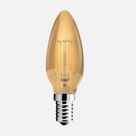 Ecolite Filament Gold C35 4 Watt E14 2200K Led Ampul