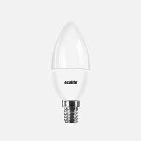 Ecolite Led C37 5 W Beyaz Mum E14 Duy Led Ampul