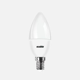 Ecolite Led C37 5 W Beyaz Mum E14 Duy Led Ampul