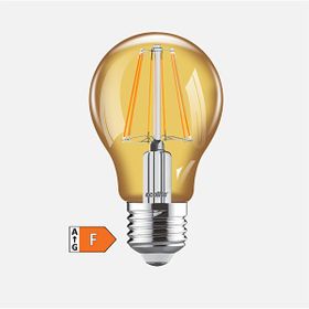 Ecolite Led Filament Gold A60 7,5W E27 2200K Led Ampul