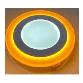 Econa 3+3W Sıva Altı Yuvarlak 2in1 Beyaz+Amber Işık Led Panel