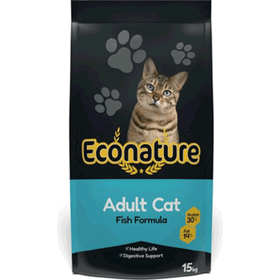 Econature 15 kg Adult Balıklı Yetişkin Kuru Kedi Maması