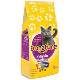 Econature 15 kg Gourmet Balıklı Yetişkin Kedi Maması