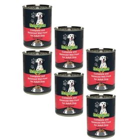Econature 6 x 400 gr Sığır Etli Konserve Yetişkin Köpek Maması