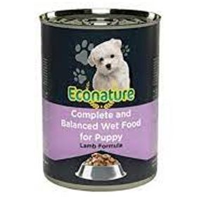 Econature Kuzu Etli 12x400 gr Yavru Köpek Konservesi
