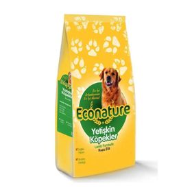 Econature Kuzu Etli Yetişkin 1 kg Açık Köpek Maması