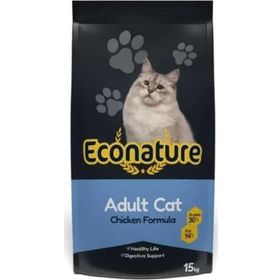 Econature Plus Tavuklu 15 kg Yetişkin Kedi Mama