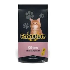Econature Tavuk Etli 15 kg Yavru Kuru Kedi Mama