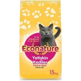 Econature Tavuklu 15 kg Yetişkin Kuru Kedi Maması