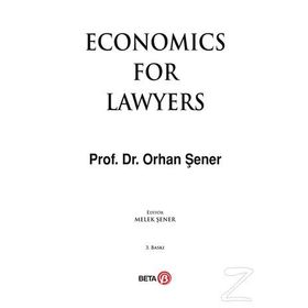 Economics For Lawyers - Orhan Şener