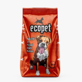 Ecopet Kuzu Etli ve Pirinçli Yetişkin 15 KG Kuru Köpek Maması