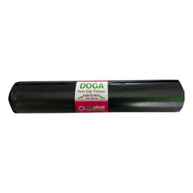 Ecoplast 240 lt 100x150 cm 600 gr 10 Adetlik 1 Rulo Siyah Hantal Konteyner Çöp Torbası