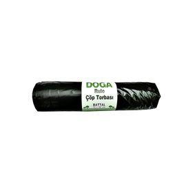 Ecoplast 300 gr 75x90 cm 10 Adetlik 1 Rulo Battal Boy Siyah Çöp Torbası Poşeti