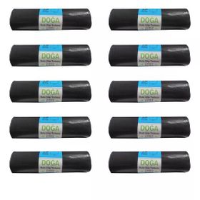 Ecoplast 400 gr 90 lt 80x110 cm 10 Adetlik 1 Rulo Battal Boy Çöp Torbası Poşeti (3 adet)
