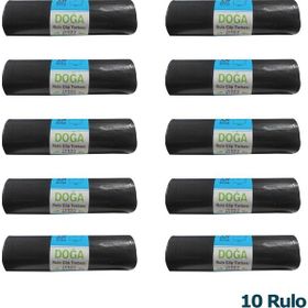 Ecoplast 400 gr 90 lt 80x110 cm 10 Adetlik 1 Rulo Battal Boy Çöp Torbası Poşeti (3 adet)