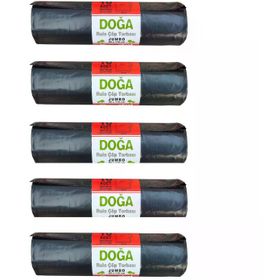 Ecoplast 500 gr 90 lt 80x110 cm 10 Adetlik Rulo Battal Boy Çöp Torbası