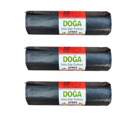 Ecoplast 500 gr 90 lt 80x110 cm 10 Adetlik Rulo Battal Boy Çöp Torbası