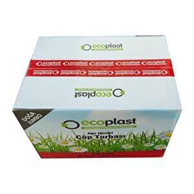 Ecoplast 500 gr 90 lt 80x110 cm 10 Adetlik Rulo Battal Boy Çöp Torbası