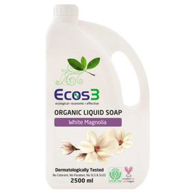 Ecos3 Beyaz Manolya 2500 ml Organik Sıvı Sabun