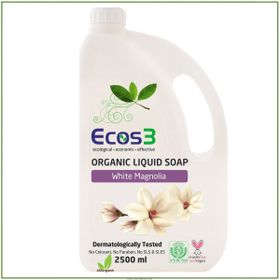 Ecos3 Beyaz Manolya 2500 ml Organik Sıvı Sabun
