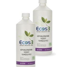Ecos3 Organik ve Hipoalerjenik 2 Adet x 1000 ml Yüzey Temizleyici