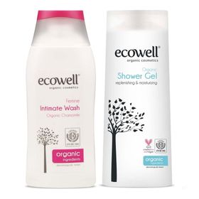 Ecowell 200 ml Organik Duş Jeli + İntim Temizleyici