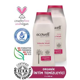 Ecowell 2x200 ml İntim Temizleyici