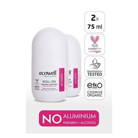 Ecowell 2x75 ml Kadın Organik Roll-On