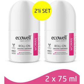 Ecowell 2x75 ml Kadın Organik Roll-On