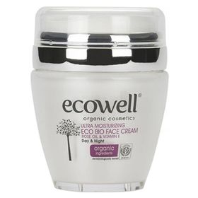 Ecowell 50 ml Diamond Serisi Ultra Nemlendirici Eco Bio Yüz Bakım Kremi