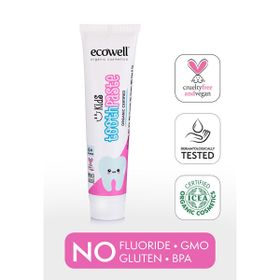 Ecowell 75 gr Organik Çocuk Diş Macunu