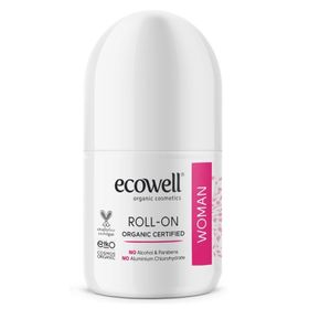 Ecowell 75 ml Kadın Organik Roll On Deodorant