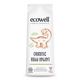 Ecowell Bebek Bakım Seti - Organik Bebek Losyonu + 300 ml Yüz Ve Vücut Doğal Nemlendirici Bebek Kremi