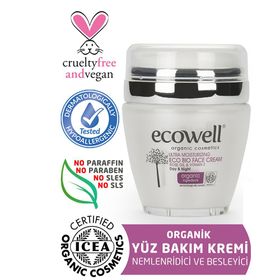 Ecowell Diamond Collection Ultra Nemlendirici Eco Bio 50 ml Yüz Bakım Kremi
