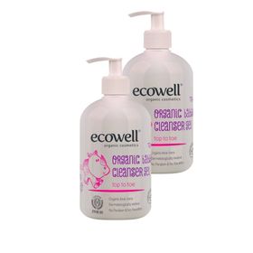 Ecowell Organik 2'li Bebek Temizleme Jeli Set