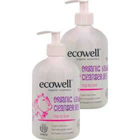 Ecowell Organik 2'li Bebek Temizleme Jeli Set