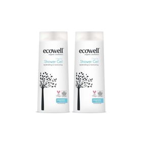 Ecowell Organik 2x300 ml Duş Jeli