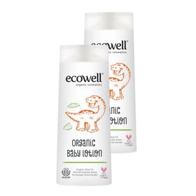 Ecowell Organik & Vegan Sertifikalı 2x300 ml Bebek Yüz & Vücut Losyonu