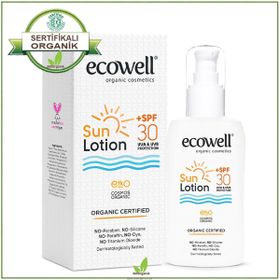 Ecowell SPF30 150 ml Organik Güneş Losyonu