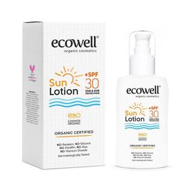 Ecowell SPF30 150 ml Organik Güneş Losyonu