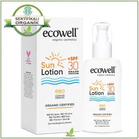 Ecowell SPF30 150 ml Organik Güneş Losyonu