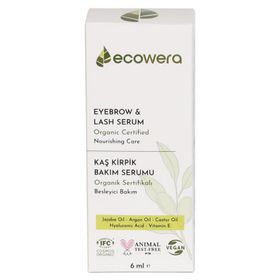 Ecowera 6 ml Kaş Kirpik Bakım Serumu