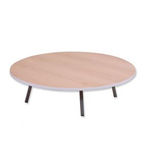 Ecowood Katlanır Ayaklı Yuvarlak 90 cm Yer Sofrası