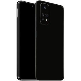 Ecr Mobile Redmi Note 11 Pro ile Uyumlu Deri Desenli Siyah Arka Kaplama