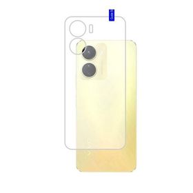 Ecr Mobile Vivo Y16 ile Uyumlu Arka Kırılmaz MAT Esnek Nano Koruyucu