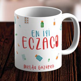 Eczacı Tasarımlı Kupa Bardak