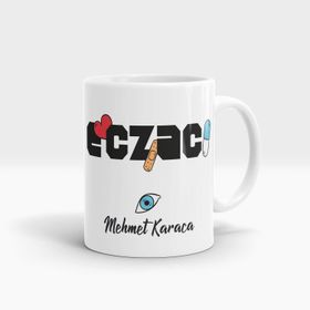 Eczacı Tasarımlı Kupa Bardak