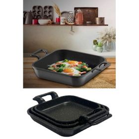 Eda 18-20-22 cm Kare Sahan Takımı