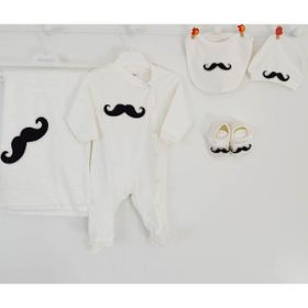 Eda Baby 7712 Lacivert 0-3 Ay Lüx 5'li Hastane Çıkış Seti